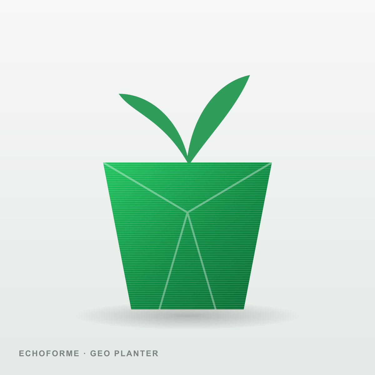 Geometric Low-Poly Planter