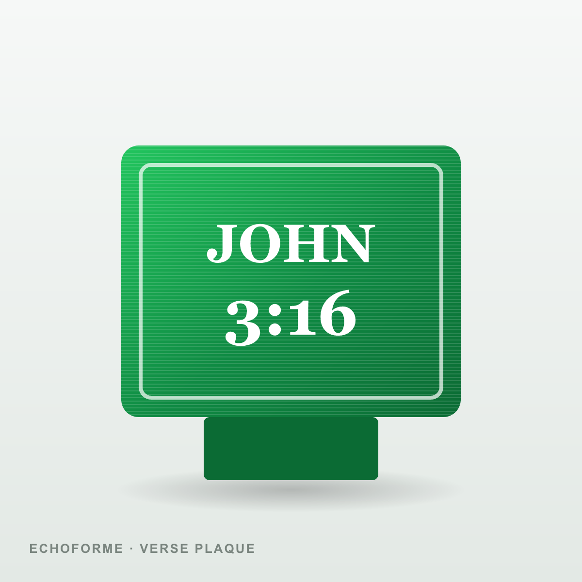 John 3:16 Verse Plaque