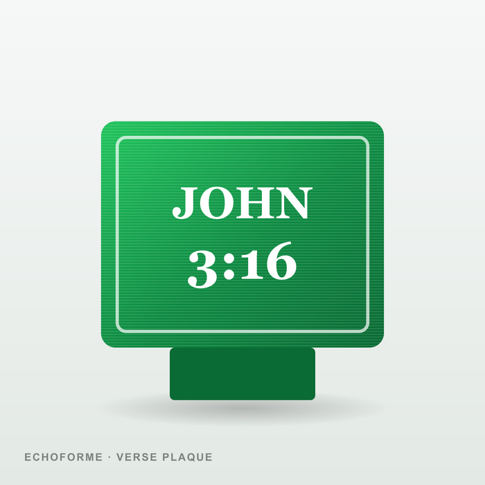 John 3:16 Verse Plaque