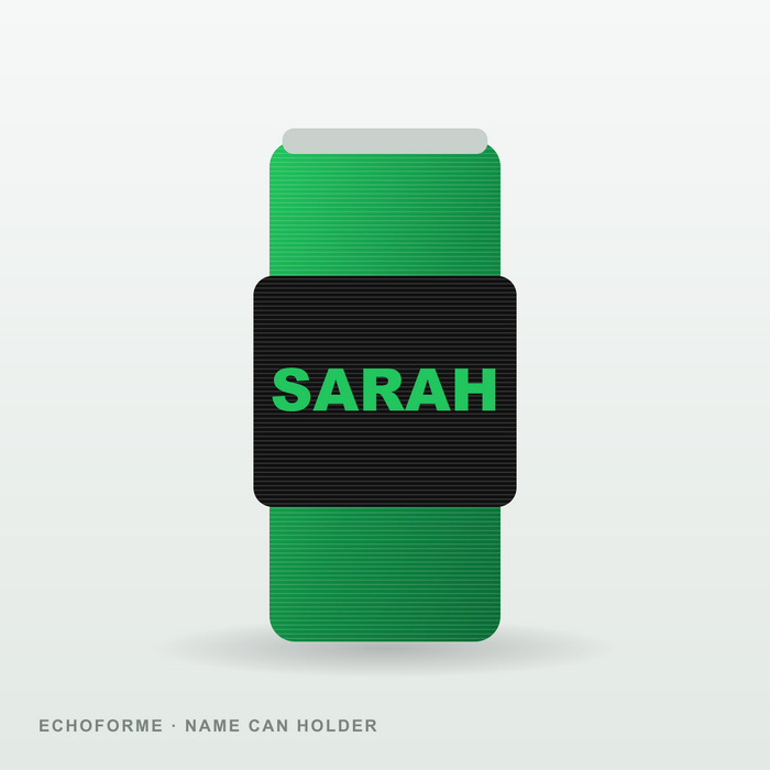 Personalized Name Can Holder