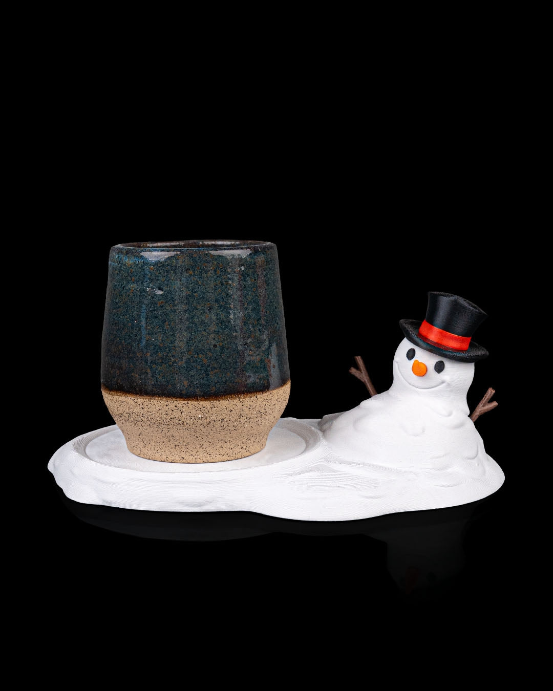 Meltproof Snowman Coaster