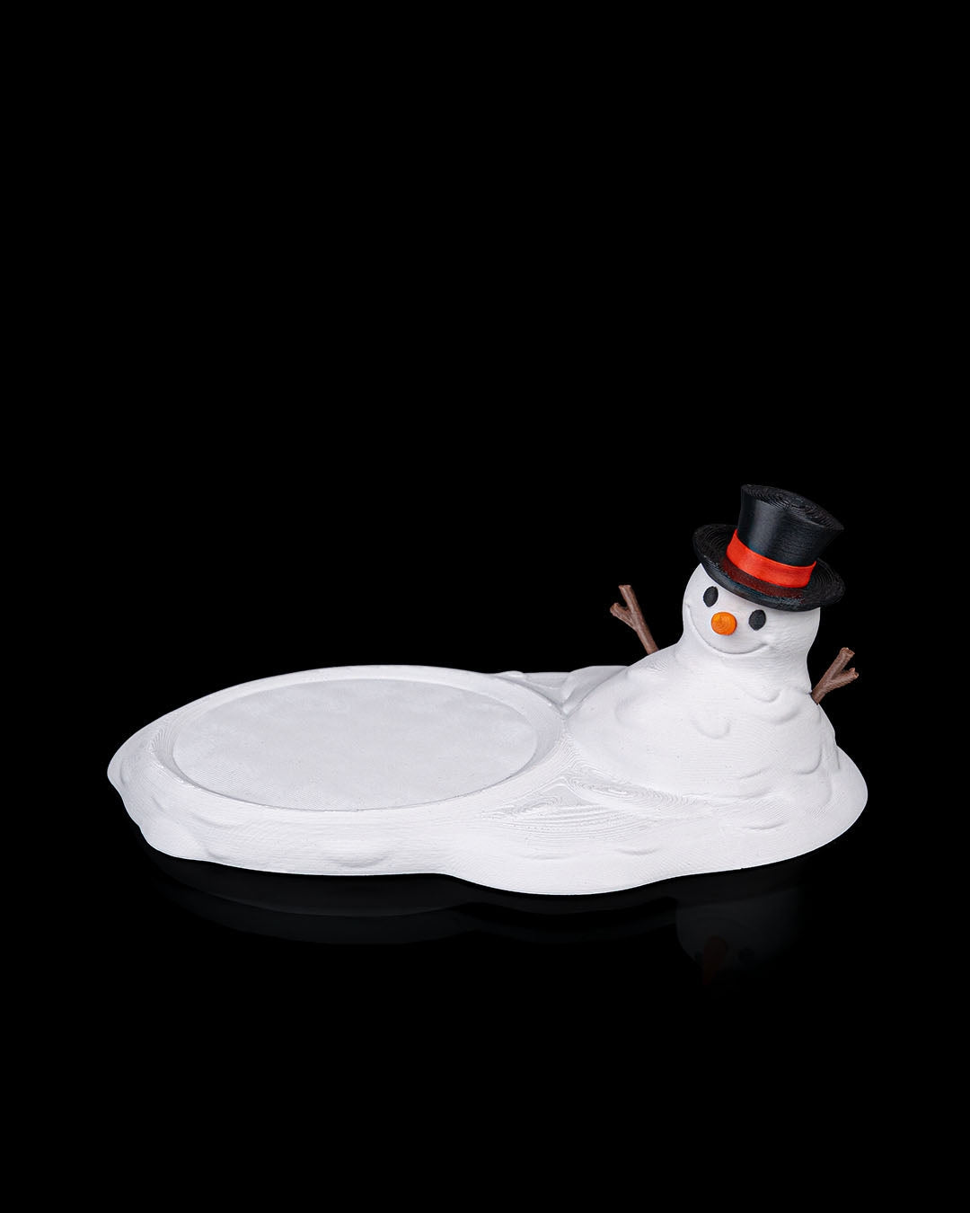 Meltproof Snowman Coaster