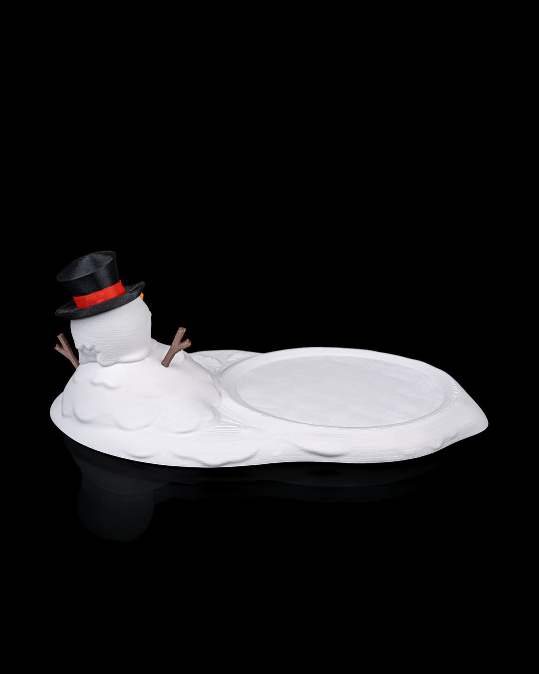 Meltproof Snowman Coaster