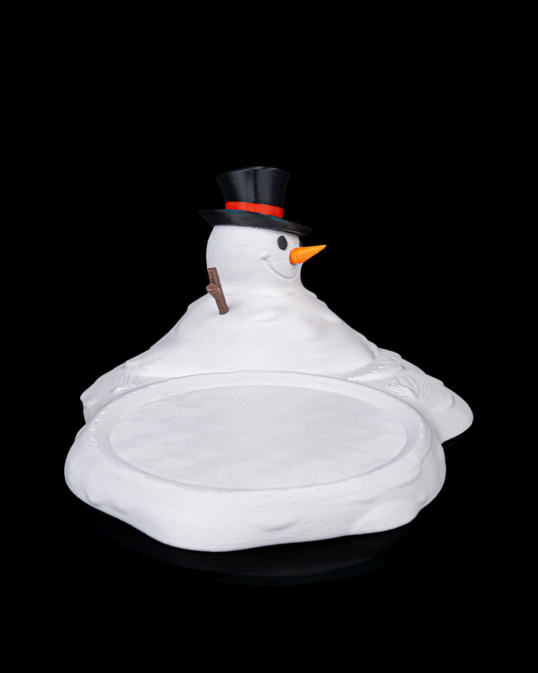 Meltproof Snowman Coaster
